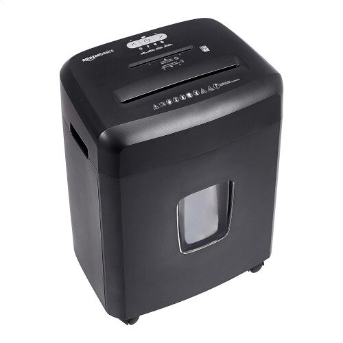 Amazon Basics Cross-Cut Paper And Credit Card Shredder - 18 Sheet - Black