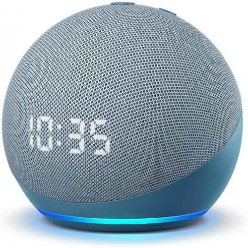 Amazon Echo Dot (4th Gen) Smart Speaker with Clock and Alexa - Twilight Blue