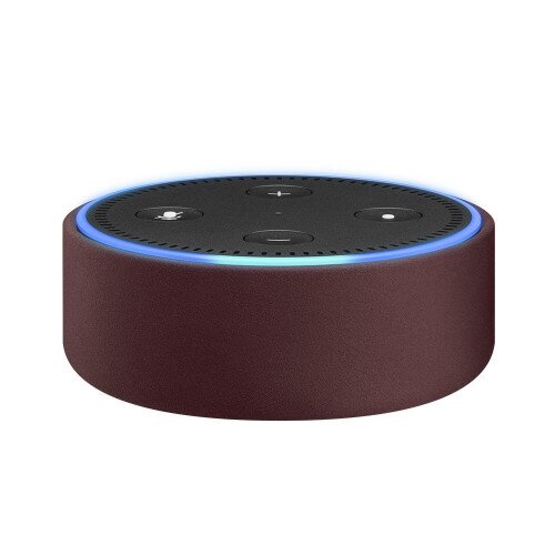 Amazon Echo Dot Case - Merlot Leather