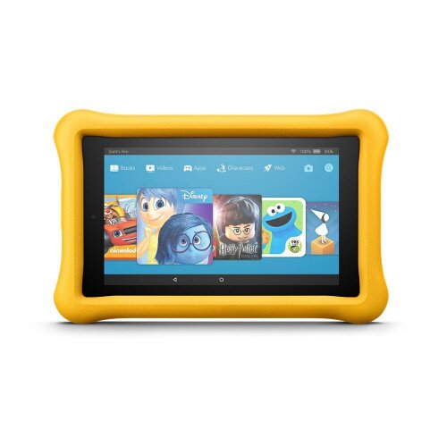 Amazon Fire 7 Kids Edition Tablet, 7" Display, 16 GB, Kid-Proof Case - Yellow