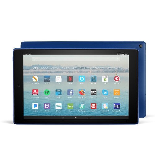 Amazon Fire HD 10 Tablet with Alexa Hands-Free10.1" 1080p Full HD Display - Marine Blue - 64GB