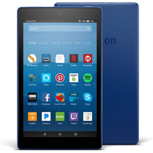 Amazon Fire HD 8 Tablet with Alexa 8" HD Display - 16GB - With Special Offers - Marine Blue