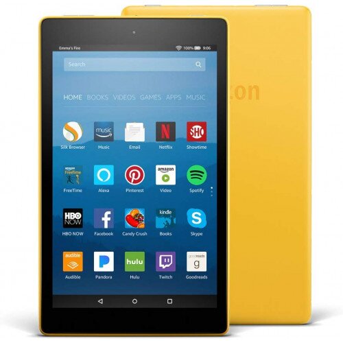 Amazon Fire HD 8 Tablet with Alexa 8" HD Display - 16GB - With Special Offers - Canary Yellow