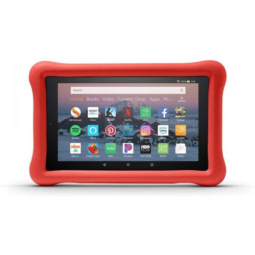Amazon Kid-Proof Case for Amazon Fire HD 8 Tablet (Compatible with 7th and 8th Generation Tablets, 2017-2018 Releases) - Punch Red