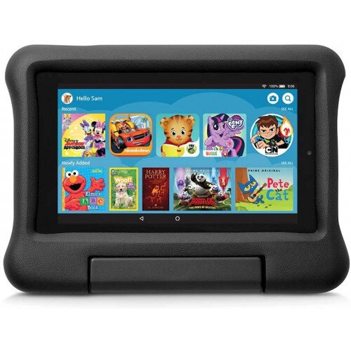 Amazon Kid-Proof Case for Fire 7 Tablet (Compatible with 9th Generation Tablet, 2019 Release) - Black