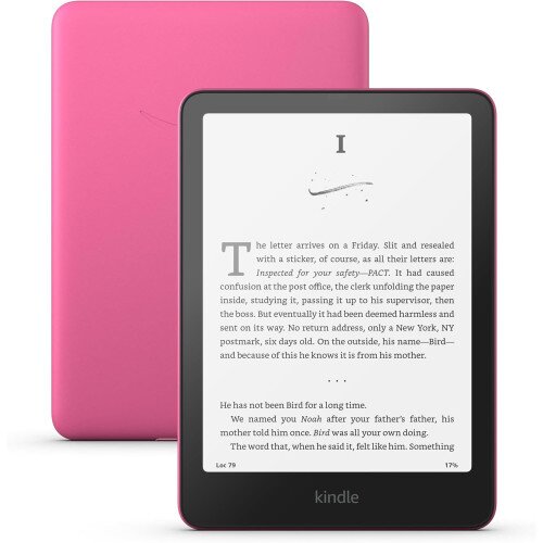 Amazon Kindle Paperwhite (16 GB) with New 7" Glare-Free Display - Raspberry - Without Lockscreen Ads