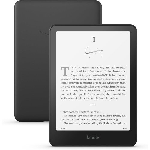 Amazon Kindle Paperwhite (16 GB) with New 7" Glare-Free Display - Black - Without Lockscreen Ads