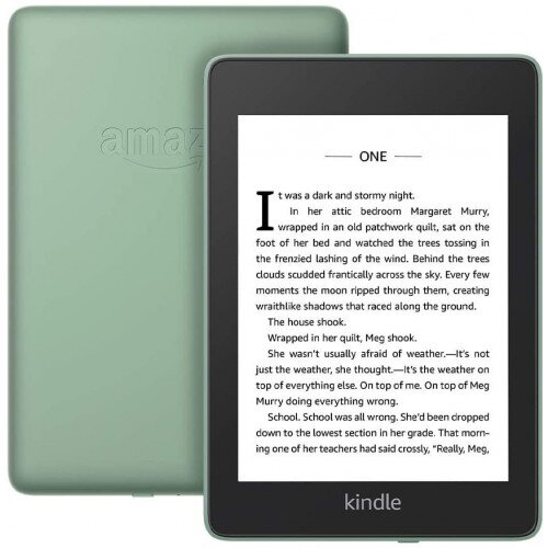 Amazon Kindle Paperwhite Waterproof E-Reader (10th Generation) - 32GB - With Special Offers - Sage