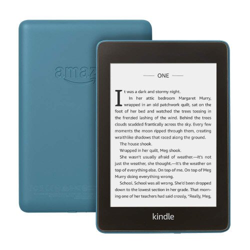 Amazon Kindle Paperwhite Waterproof E-Reader (10th Generation) - 32GB - With Special Offers - Twilight Blue