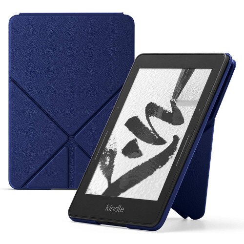 Amazon Kindle Voyage Leather Origami Case - Blue