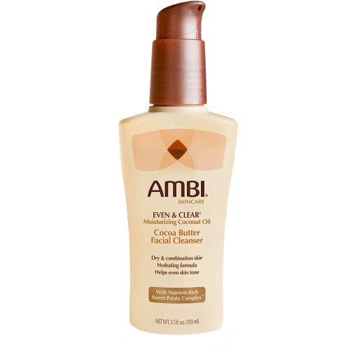 Ambi Even & Clear Moisturizing Coconut Oil Cocoa Butter Facial Cleanser