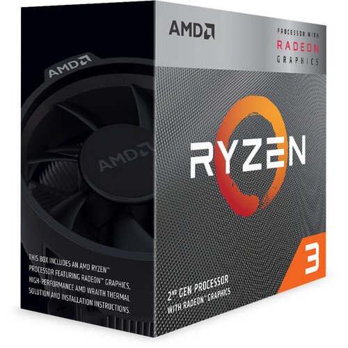 AMD Ryzen 3 3200G Processor with Radeon Vega 8 Graphics