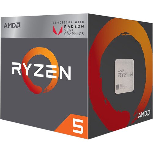 AMD Ryzen 5 2400G Processor with Radeon RX Vega 11 Graphics