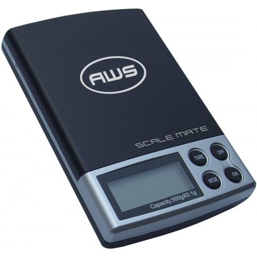 American Weigh SM-5DR Dual Range Pocket Scale 100x0.01g/500x0.1 - Black