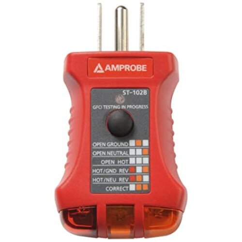 Amprobe ST-102B Receptacle Tester with GFCI