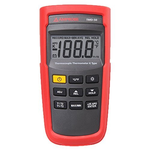 Amprobe TMD-53 Thermocouple Thermometer K/J-Type