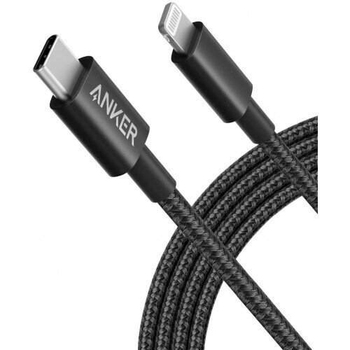 Anker 331 USB-C to Lightning Cable - 10ft - Black