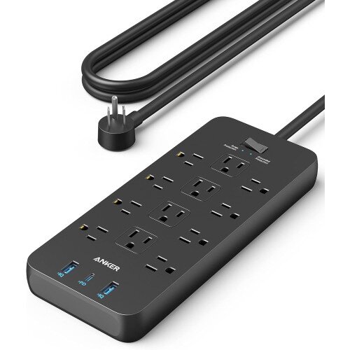 Anker 351 Power Strip - 10FT - Black
