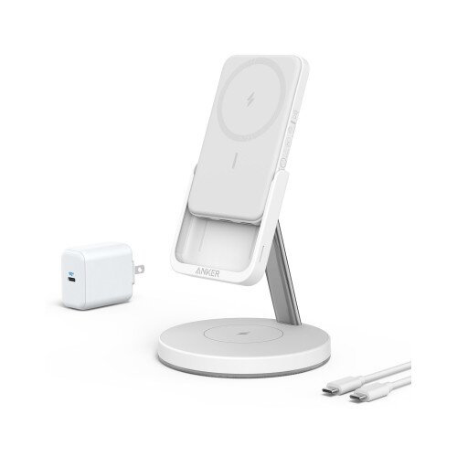 Anker 633 Magnetic Wireless Charger (MagGo) - Dolomite White
