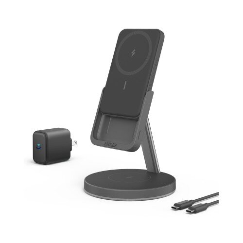 Anker 633 Magnetic Wireless Charger (MagGo) - Interstellar Gray