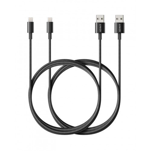 Anker 6ft Premium Nylon Lightning Cable - Black