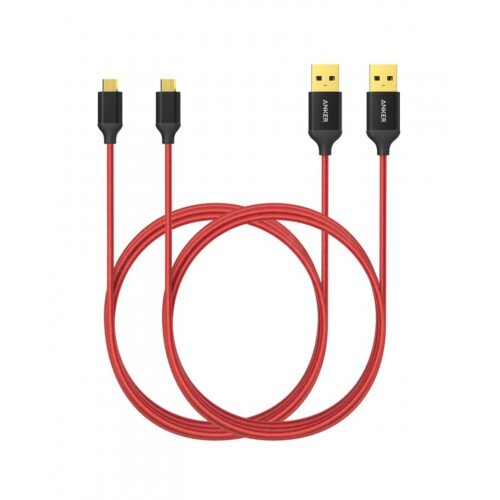 Anker Micro 6ft USB Cable - Red