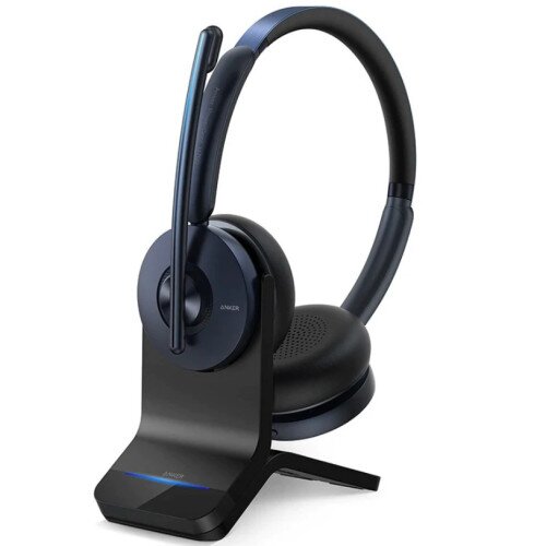 Anker PowerConf H700 Bluetooth Headset with Charging Stand
