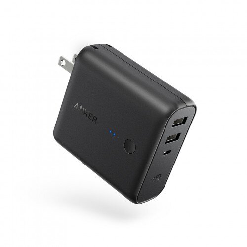 Anker PowerCore Fusion 5000mAh Wall Charger - Black