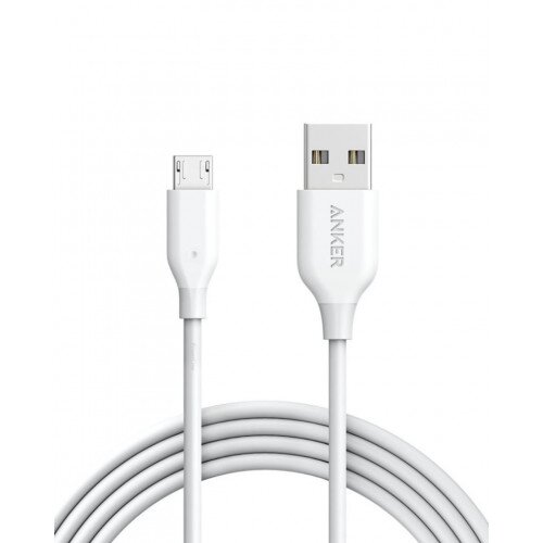 Anker PowerLine 6ft Micro USB Charging Cable - White