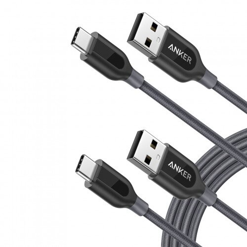 Anker PowerLine+ 6ft USB-C to USB 2.0 Cable - Gray