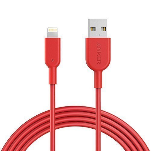 Anker PowerLine II Lightning Cable - 6ft - Red