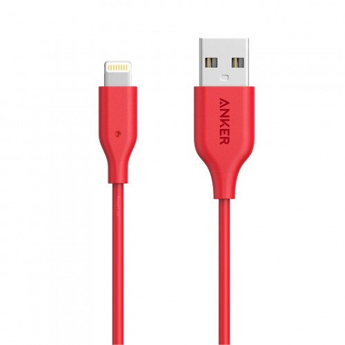 Anker PowerLine Lightning Cable - 3ft - Red