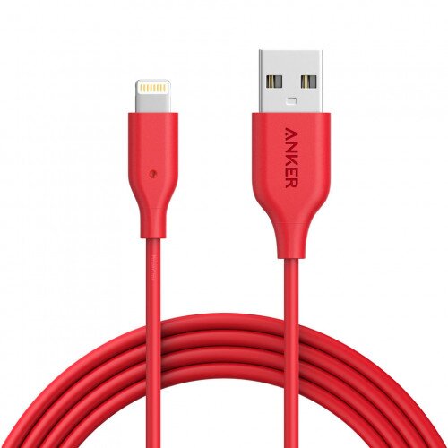 Anker PowerLine Lightning Cable - 6ft - Red