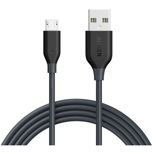 Anker PowerLine 6ft Micro USB Charging Cable - Gray