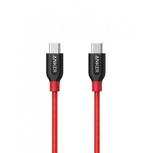 Anker PowerLine+ USB-C to USB-C 2.0 3ft - Red