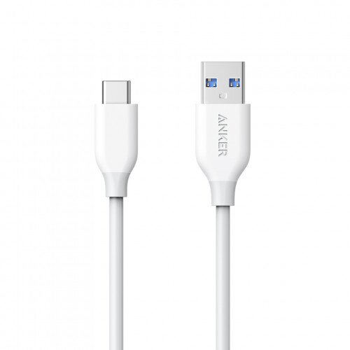 Anker PowerLine USB-C to USB 3.0 with 56k Ohm - 3ft - White