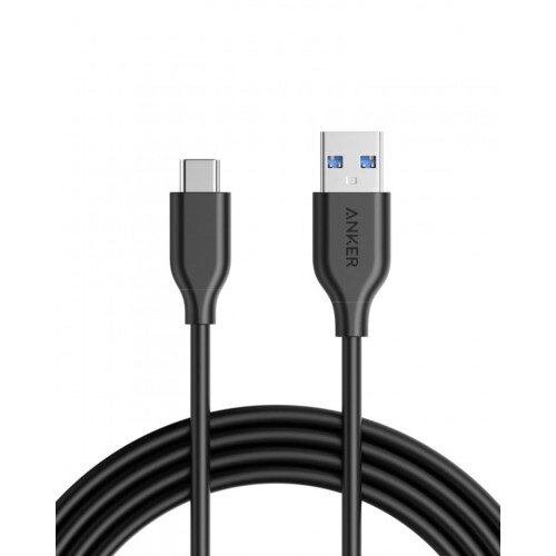 Anker PowerLine USB-C to USB 3.0 with 56k Ohm - 6ft - Black
