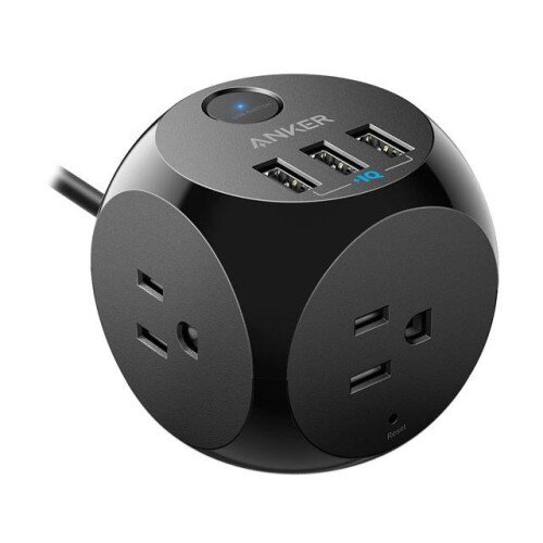 Anker 321 Power Strip with 3 USB Ports