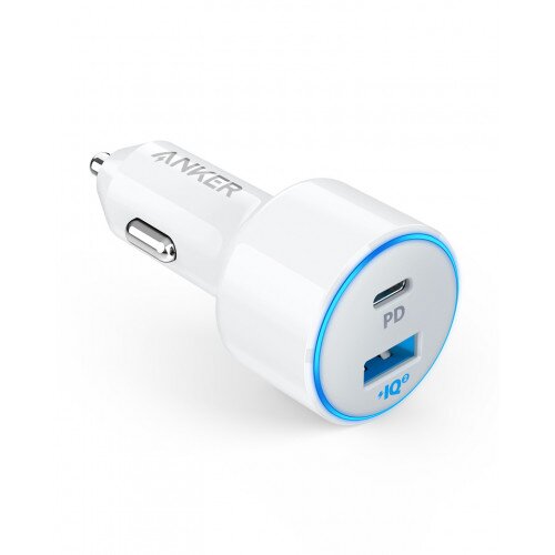 Anker PowerDrive Speed+ 2 Car Charger - White
