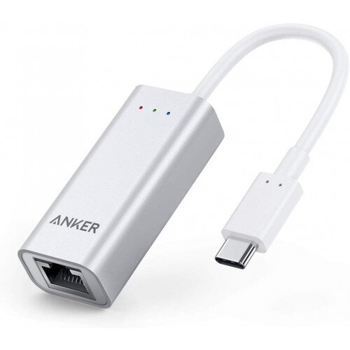 Anker USB-C to Ethernet Adapter - Silver