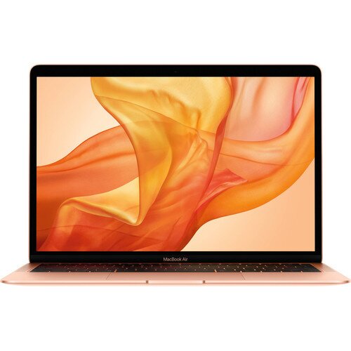 Apple 13-inch MacBook Air (2019) - 1.6GHz Dual-Core Processor with Turbo Boost up to 3.6GHz 128GB Storage Touch ID - Gold