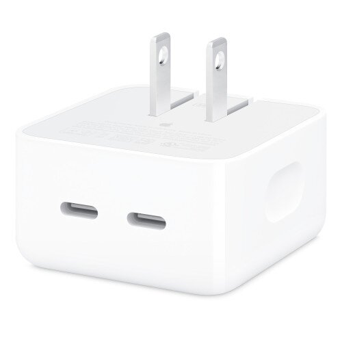 Apple 35W Dual USB-C Port Compact Power Adapter (2024)