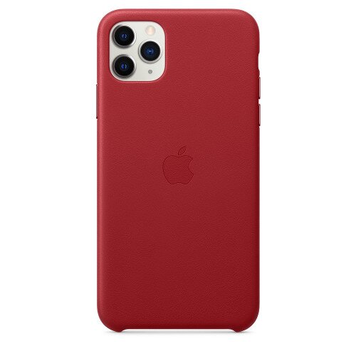 Apple iPhone 11 Pro Max Leather Case - Product Red