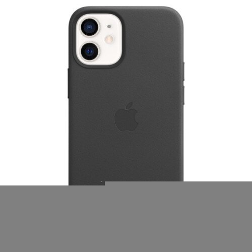 Apple iPhone 12 Mini Leather Case with MagSafe - Black