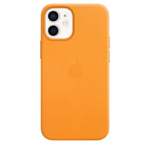 Apple iPhone 12 Mini Leather Case with MagSafe - California Poppy