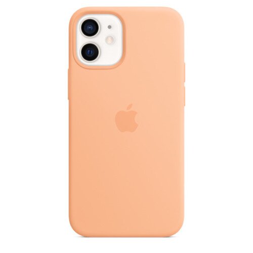 Apple iPhone 12 Mini Silicone Case with MagSafe - Cantaloupe
