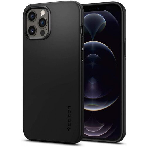 Spigen iPhone 12 Pro Max Case Thin Fit - Black