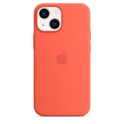 Apple iPhone 13 mini Silicone Case with MagSafe - Nectarine