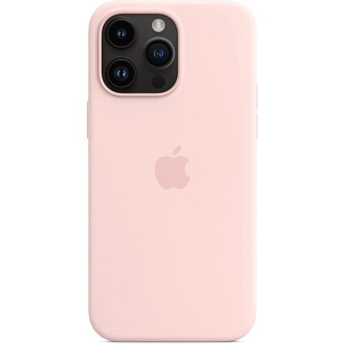 Apple iPhone 14 Pro Max Silicone Case with MagSafe - Chalk Pink
