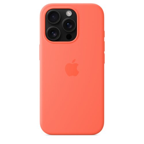 Apple iPhone 16 Pro Silicone Case with MagSafe - Tangerine